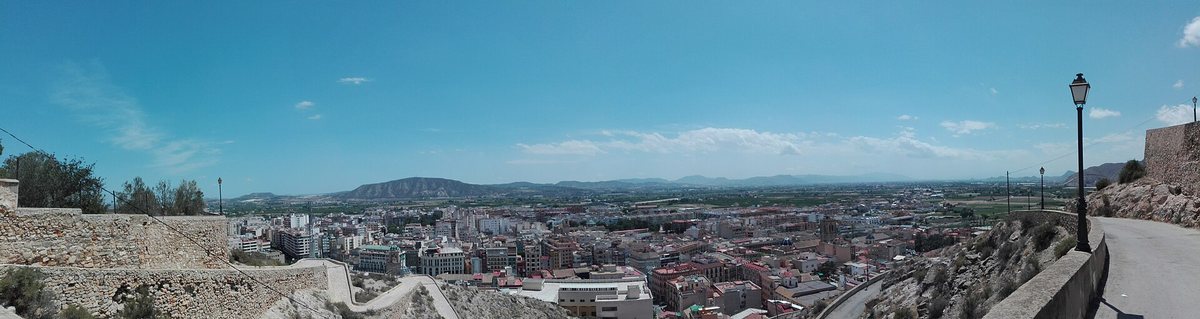 Panorama of Orihuela from the mountain