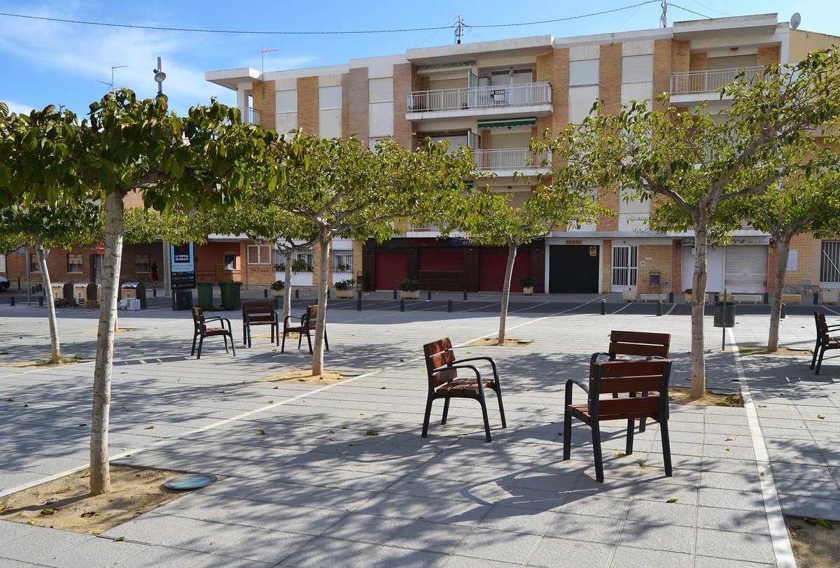 Plaza Antonio Sánchez Lozano square in Torre de la Horadada